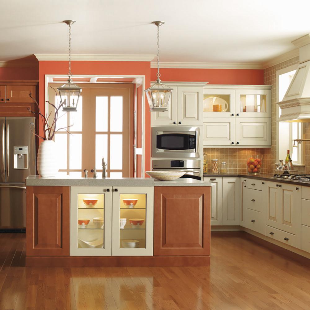 Modern Home Depot Canada Custom Kitchen Cabinets for Simple Design