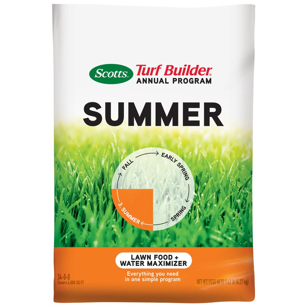 Scotts Turf Builder 12 lbs. Summer Lawn Fertilizer-50261-1 - The Home Depot