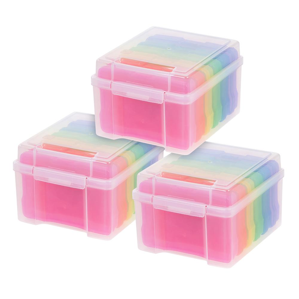 IRIS 4 in. x 6 in. Photo and Embellishment Craft Keeper in Assorted