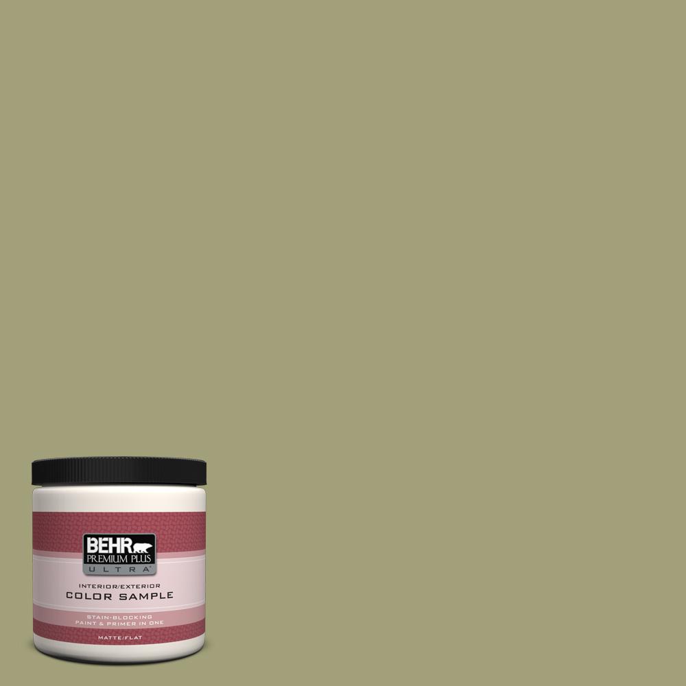 BEHR Premium Plus Ultra 8 oz. MQ657 Bermuda Grass Matte Interior