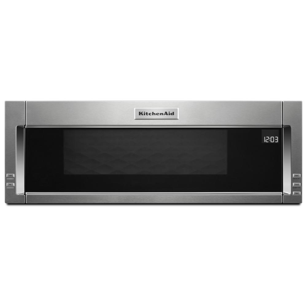 Kitchenaid 1 Cu Ft Over The Range Low Profile Microwave Hood Over The Range Low Profile Microwave Hood Combination In Stainless Steel