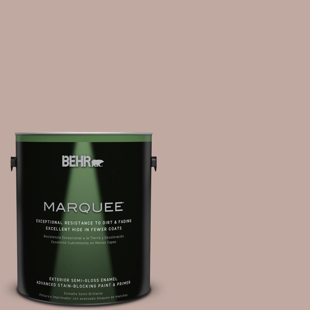 BEHR MARQUEE 1gal. UL13017 Dusty Rosewood SemiGloss Enamel Exterior