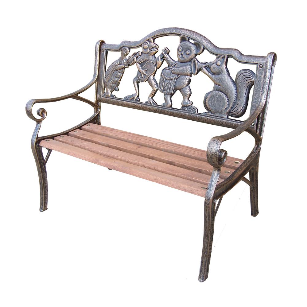 Garden Decorative Bench With Animal Band Design Hd6010 Ab The Home Garden Decorative Bench With Animal Band Design