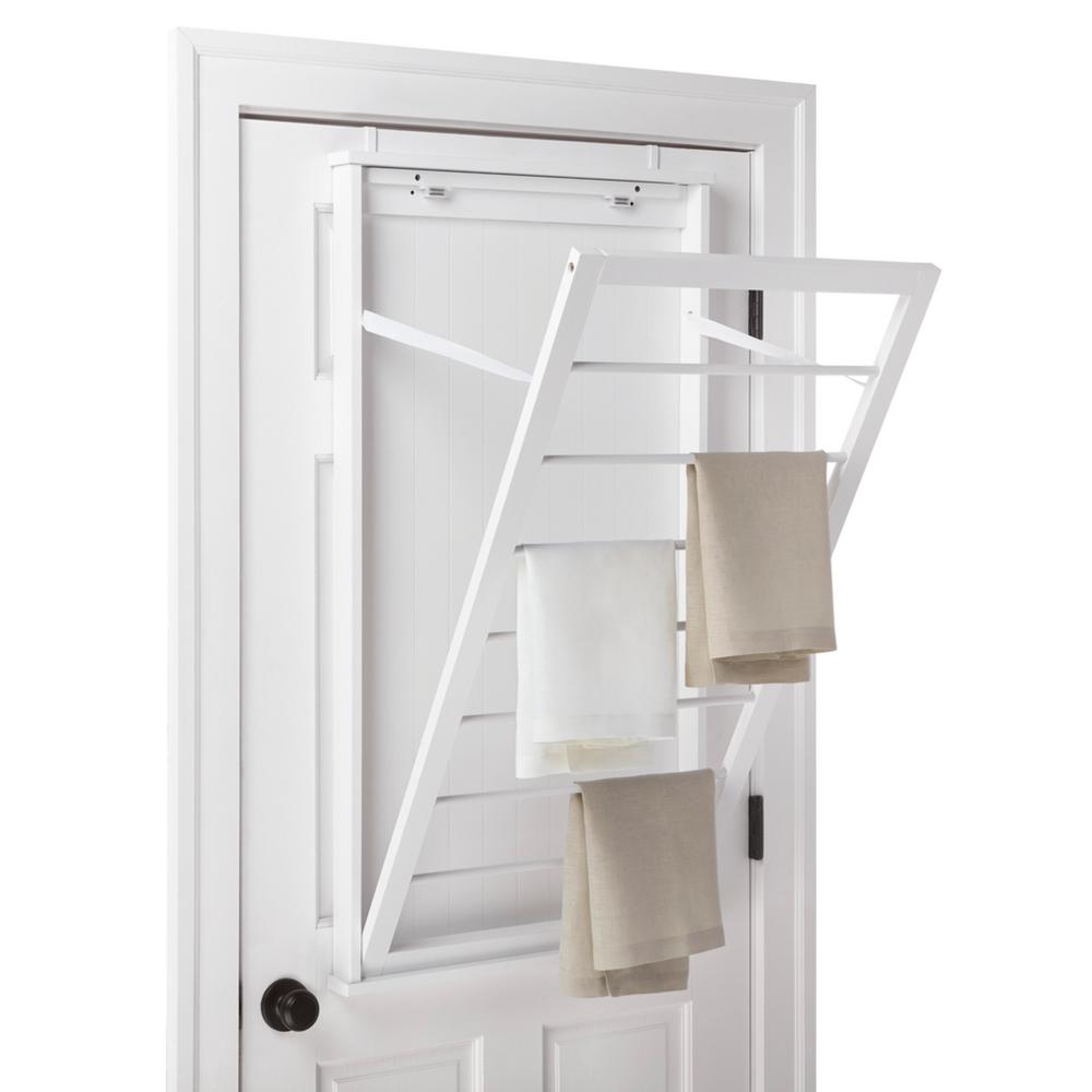 Honey-Can-Do DRY-04445 Large Wall-Mounted Drying Rack White