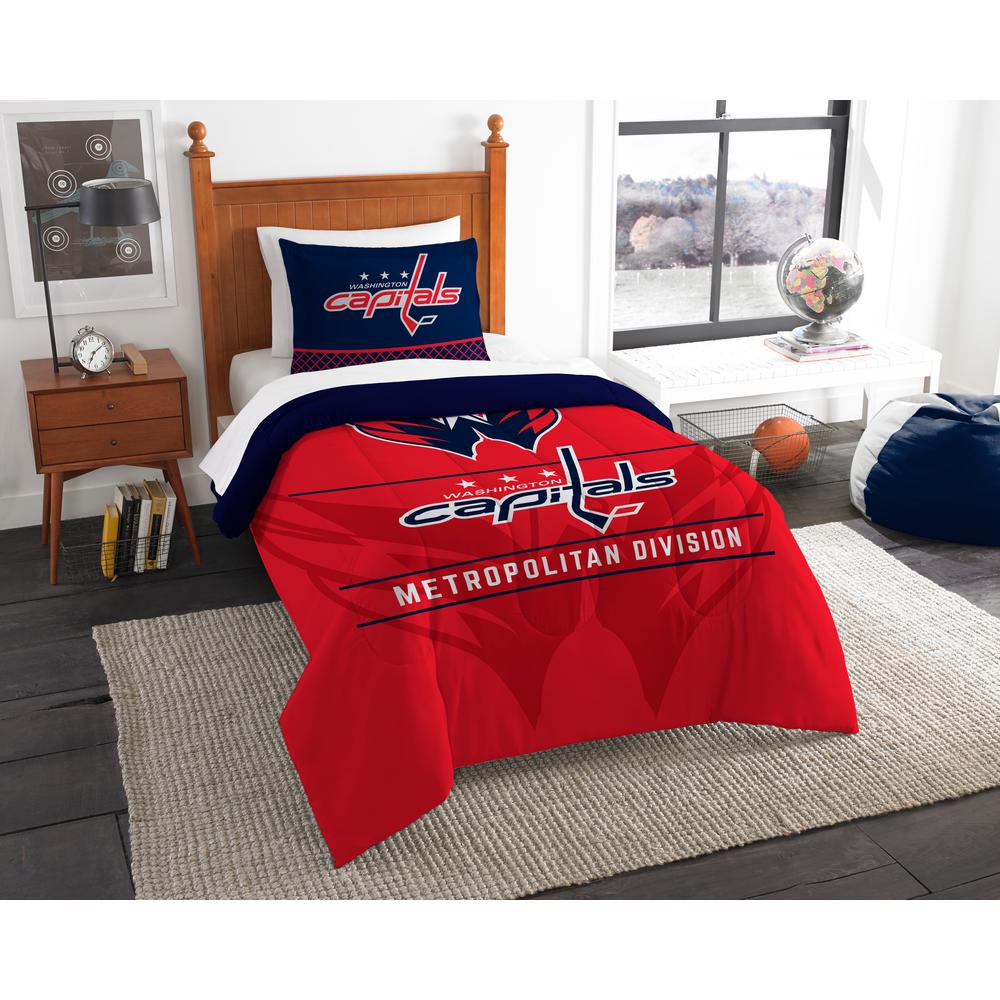 Nhl Capitals Draft 2 Piece Multi Color Polyester Twin Comforter Set Nhl Capitals Draft 2 Piece Multi Color Polyester Twin Comforter Set 1nhl862010025ret The Home Depot