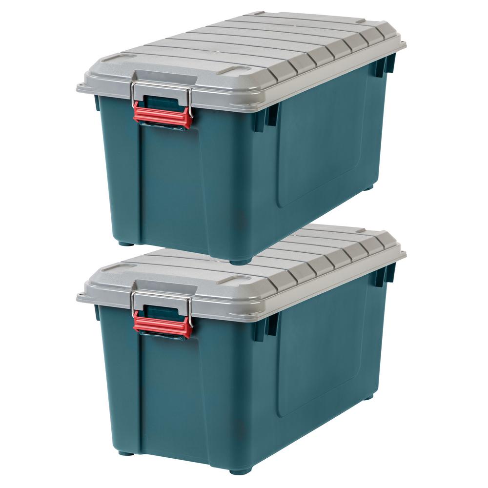 IRIS 82 Qt. Weathertight Storage Box, StoreItAll Utility Tote in
