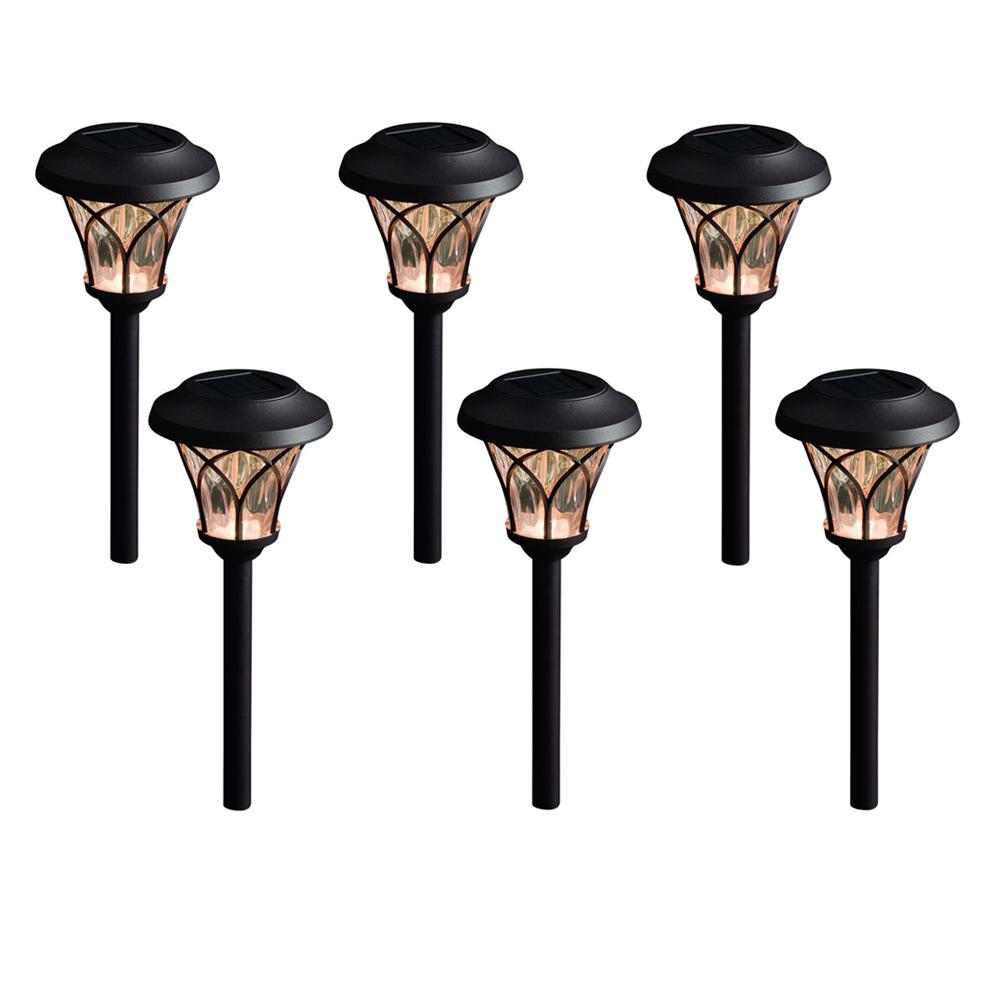 Hampton Bay Solar Bronze Outdoor Integrated Led 3000k 8 Lumens Hampton Bay Solar Bronze Outdoor