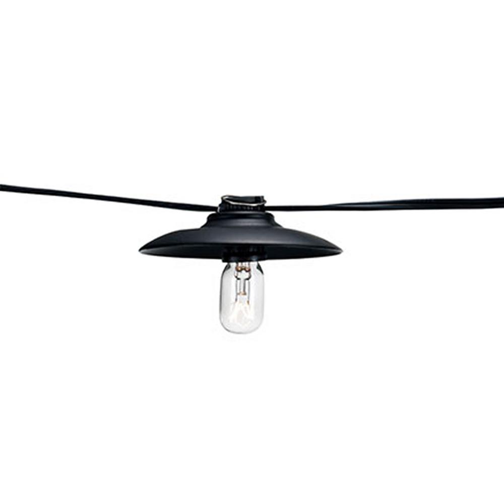 Plug In Bel Air Lighting String Lights Outdoor The 10 Socket Black Incandescent String Light