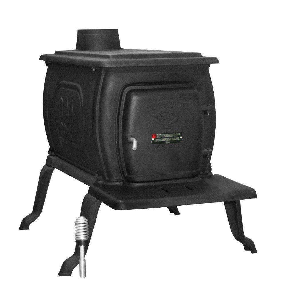 US Stove Logwood 1600 sq. ft. EPA Certified Cast Iron Wood Stove2469E