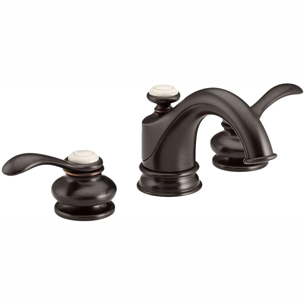 Oil Rubbed Bronze Kohler Widespread Bathroom Sink Faucets K 12265 4 2bz 64 1000 