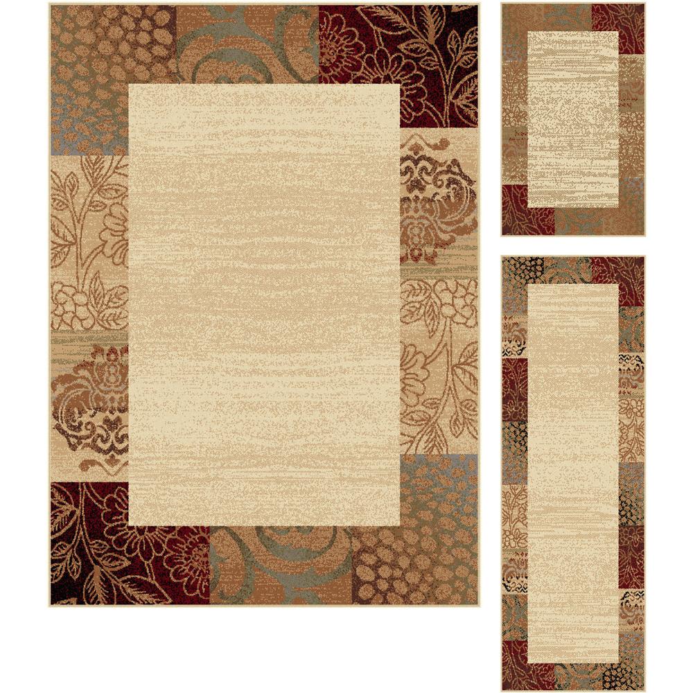Rug Sets Area Rugs The Home Depot 3 Piece Rug Set