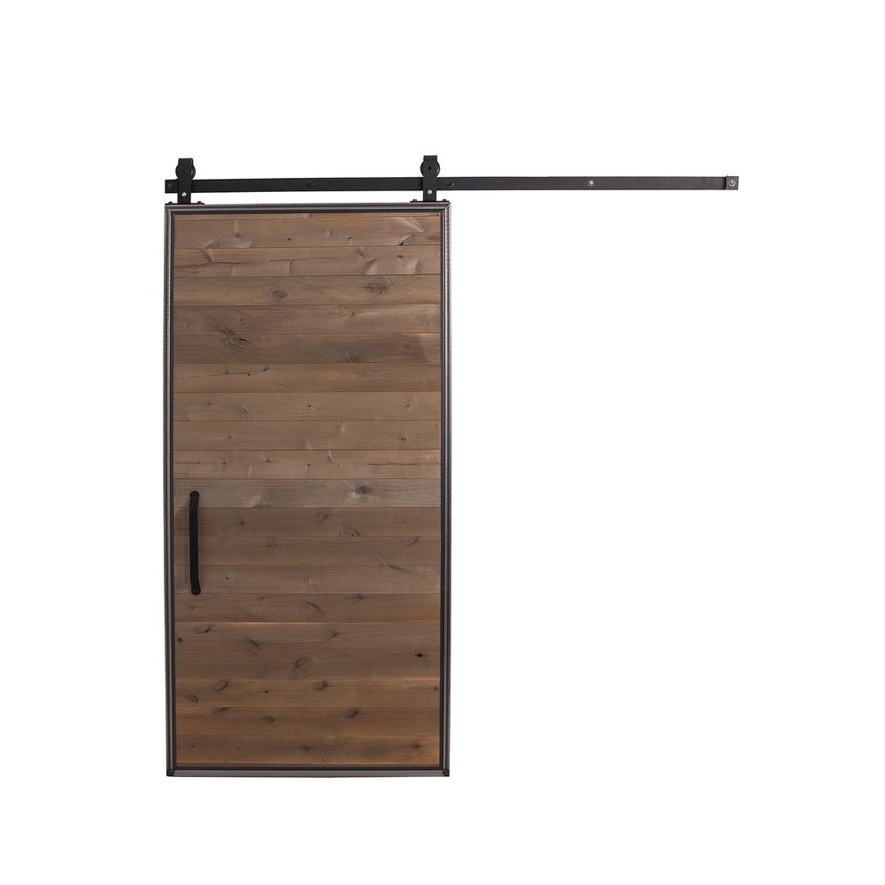 Rustica Hardware 36 inch x 84 inch Mountain Modern Home Depot Grey Wood Barn... by Rustica Hardware