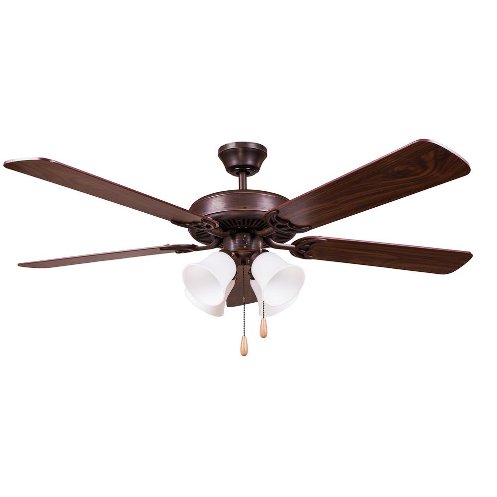 Harli 52 In Oil Rubbed Bronze Ceiling Fan