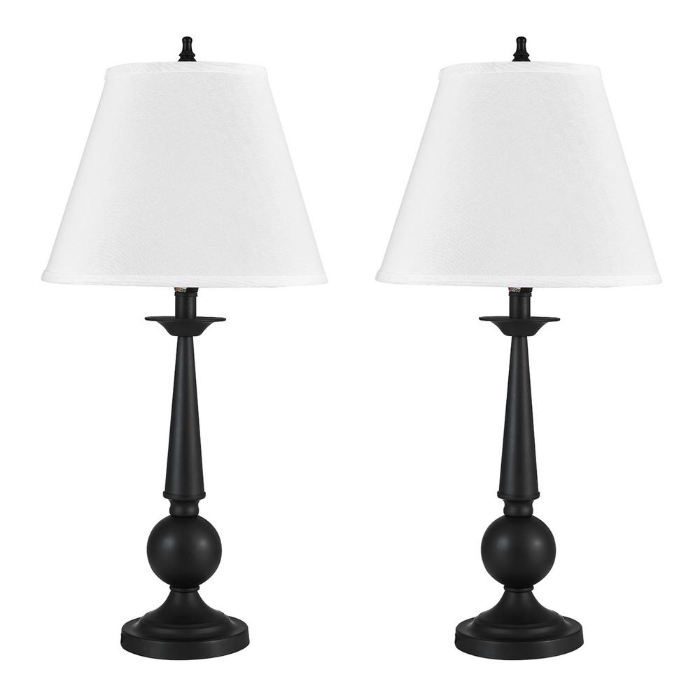 set of two bedside lamps