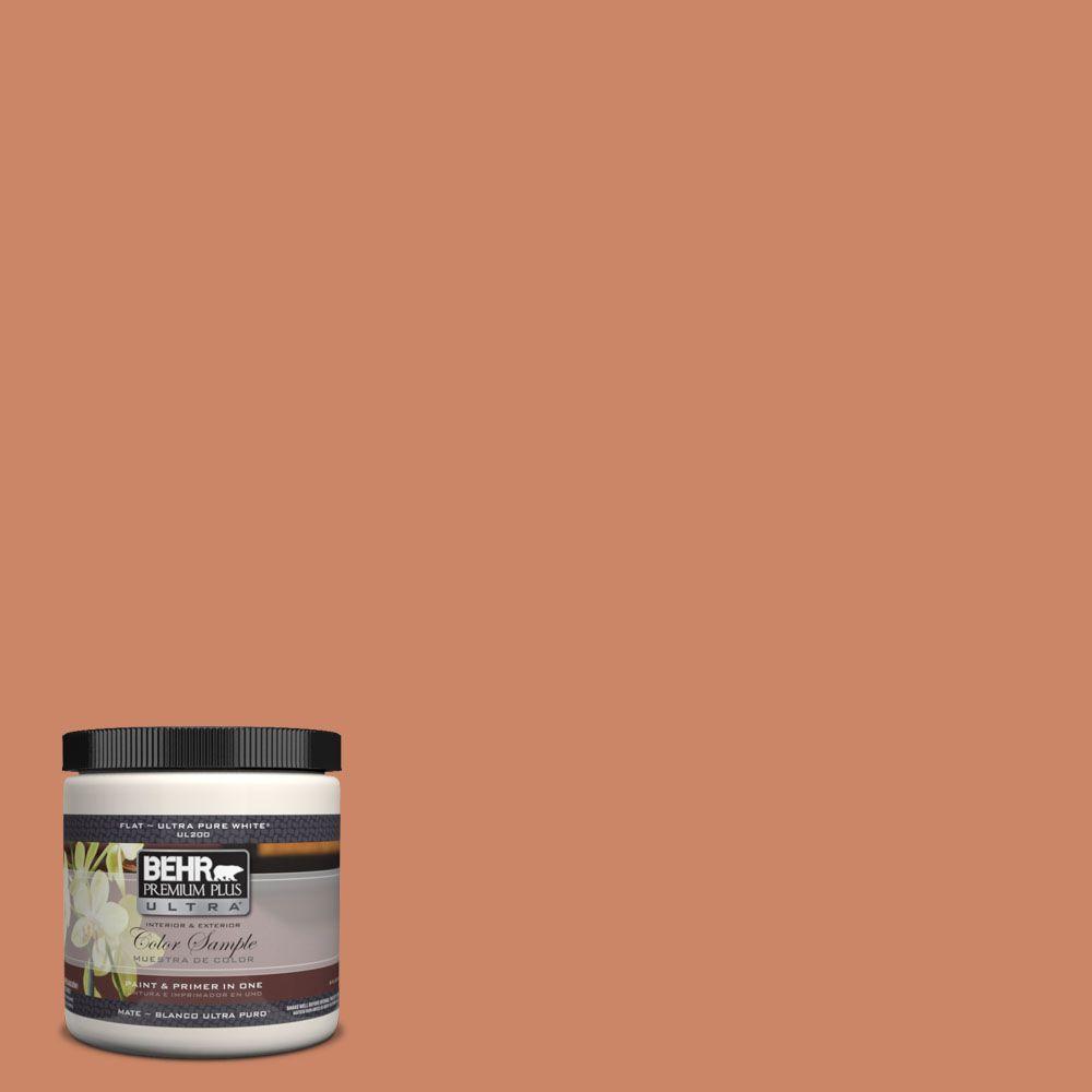 Behr Premium Plus Ultra 8 Oz 230d 5 Aztec Brick Matte Interior 230d 5 Aztec Brick Matte Interior Exterior Paint And Primer In One Sample