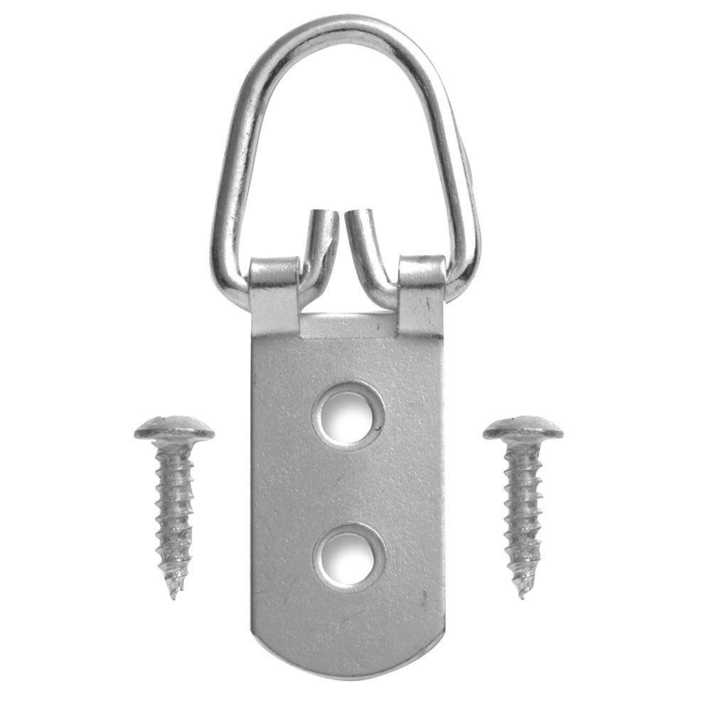 Hangz 75 Lb 2 Hole D Ring Hanger 50 Pack 10009b The Home Depot 2 Hole D Ring Hanger 50 Pack