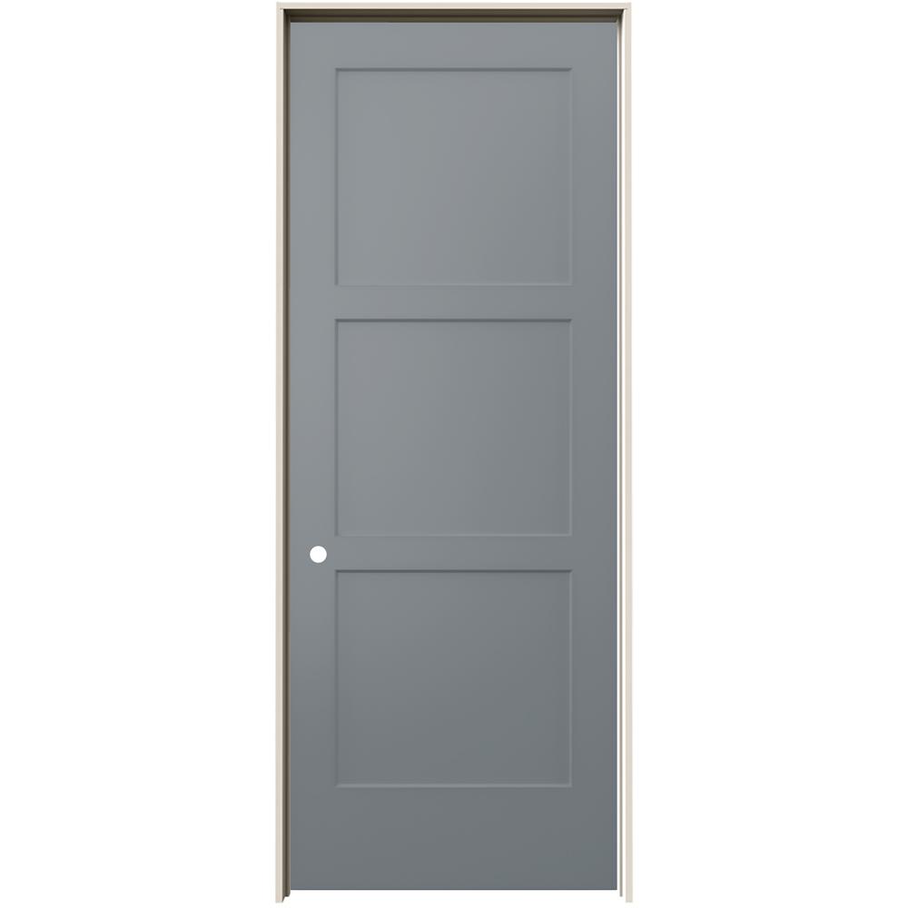 Jeld Wen 36 In X 96 In Birkdale Stone Stain Right Hand Smooth
