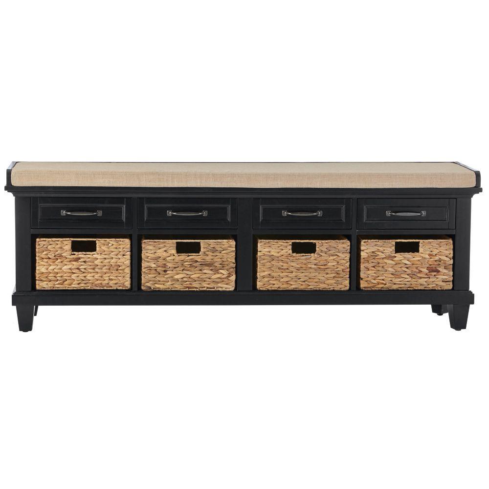 Home Decorators Collection Martin Black 3 Basket Shoe Storage Bench Home Decorators Collection Martin Black 4 Basket Shoe Storage Bench