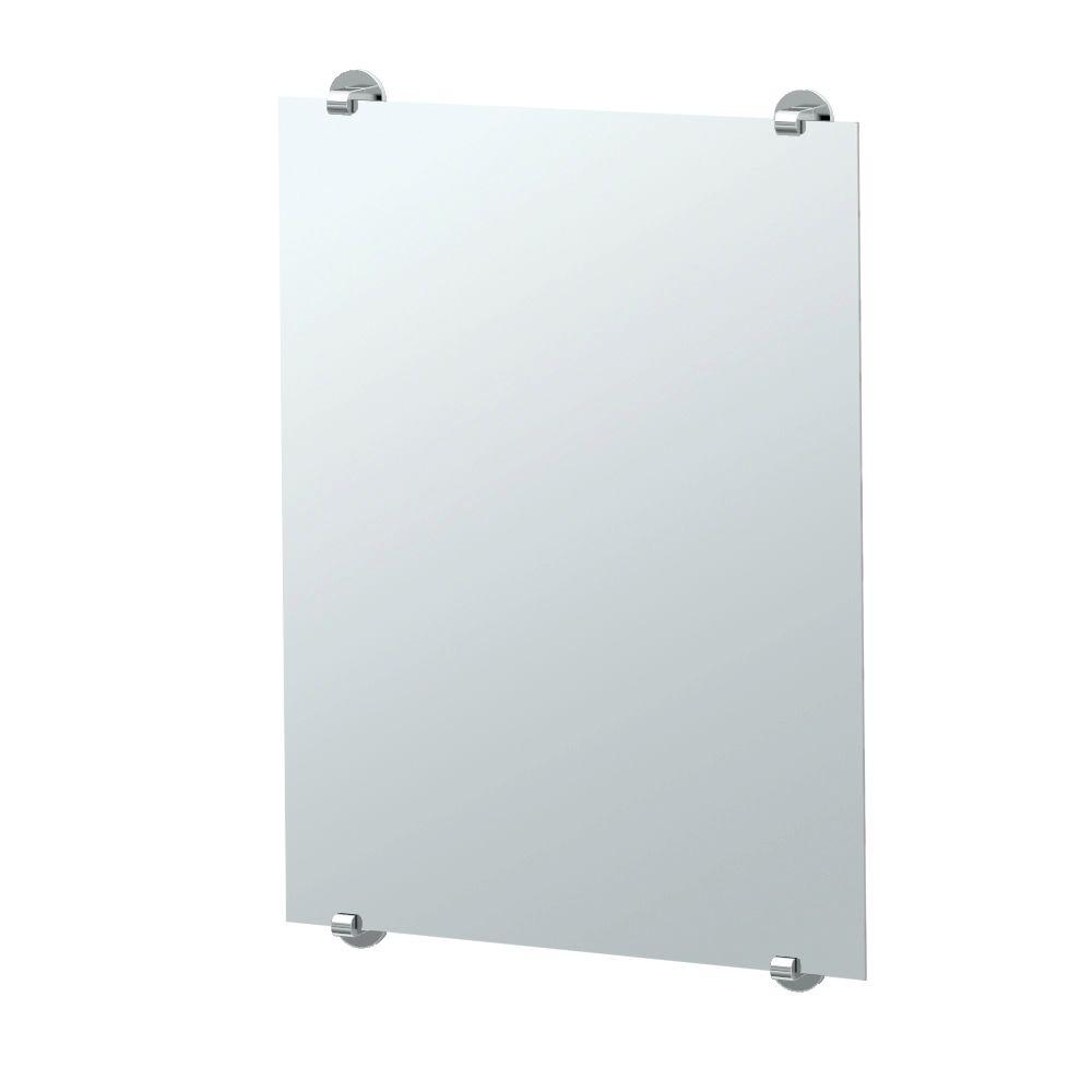 Frameless Bathroom Mirrors Bath The Home Depot Minimalist Single Wall Mirror In