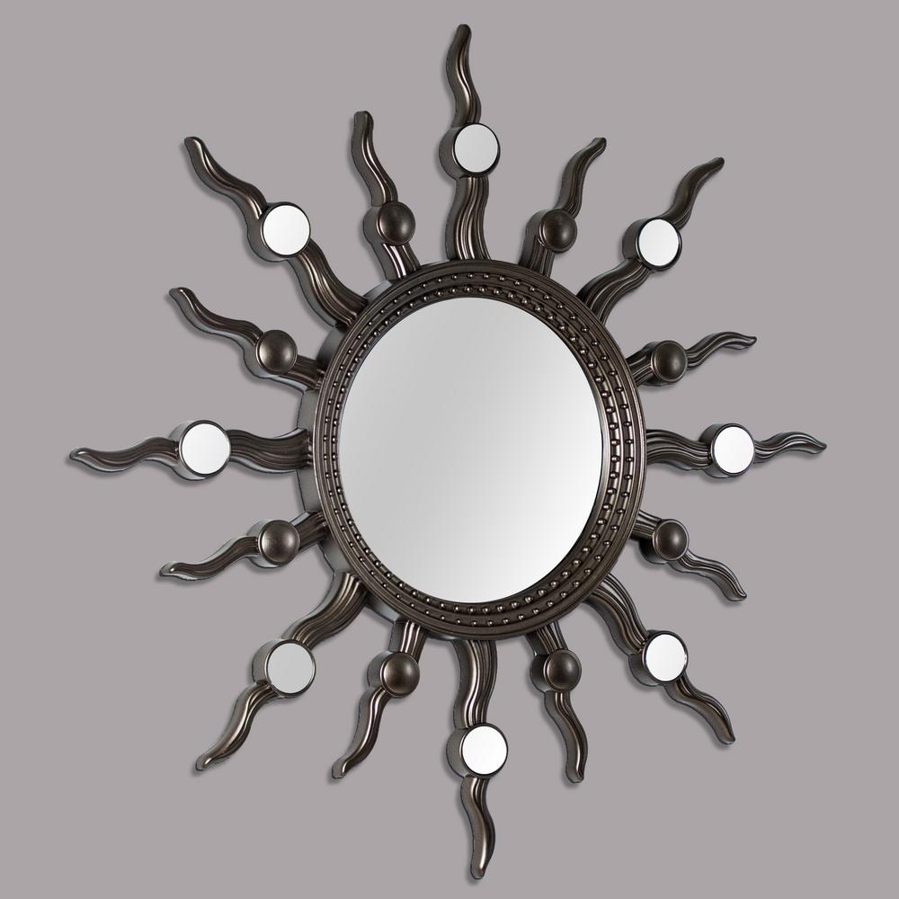 A&B Home Roberto 12 in. x 9.5 in. Framed Wall Mirror89641 The Home Depot