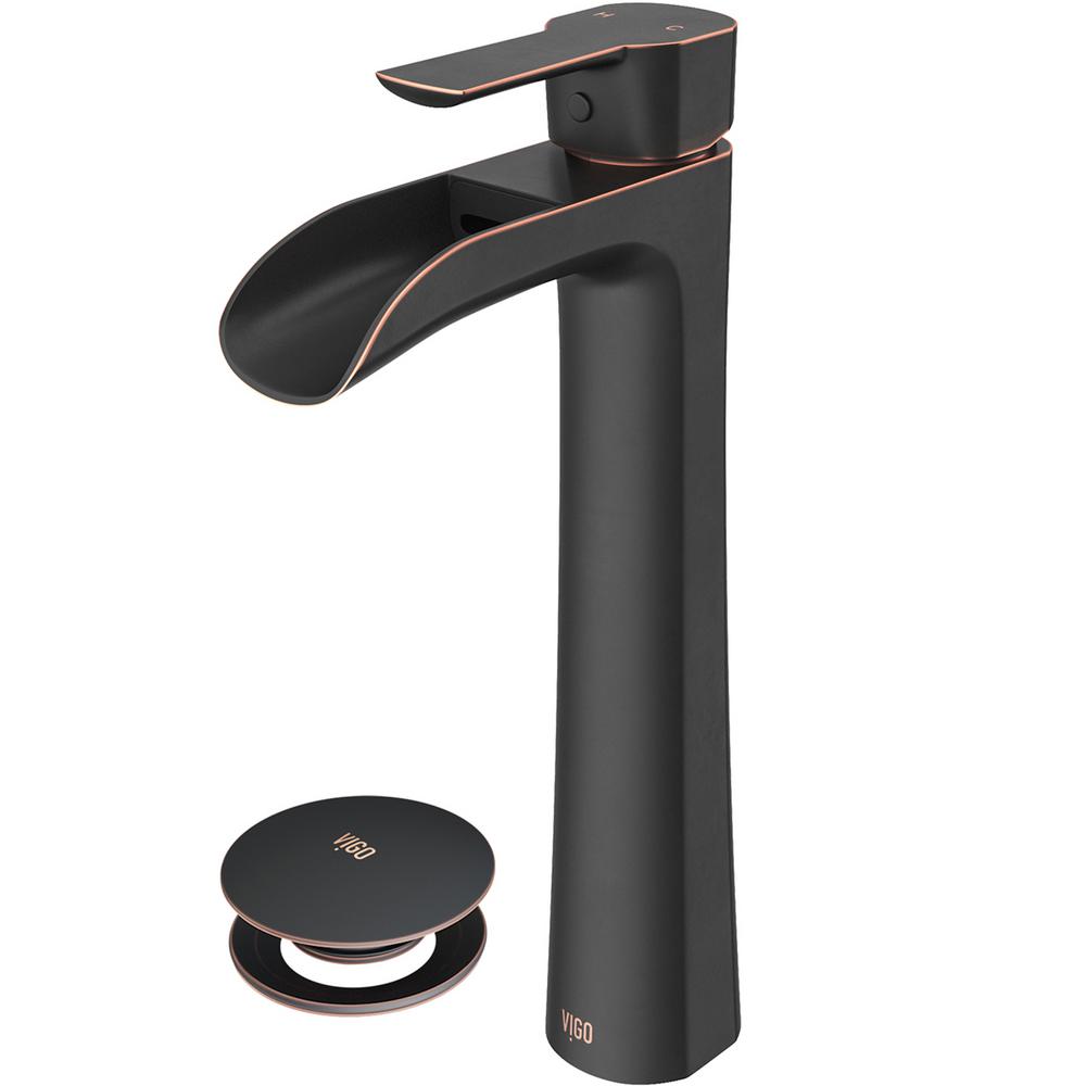 Black Oil Rubbed Brass Bathroom Kitchen Bar Vessel Sink Swivel Faucet Tap snf044