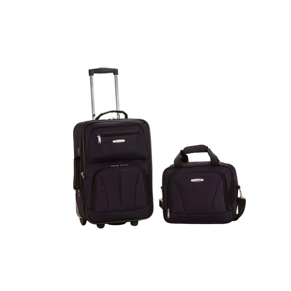 Rockland Rockland Rio Expandable 2Piece Carry On Softside Luggage Set