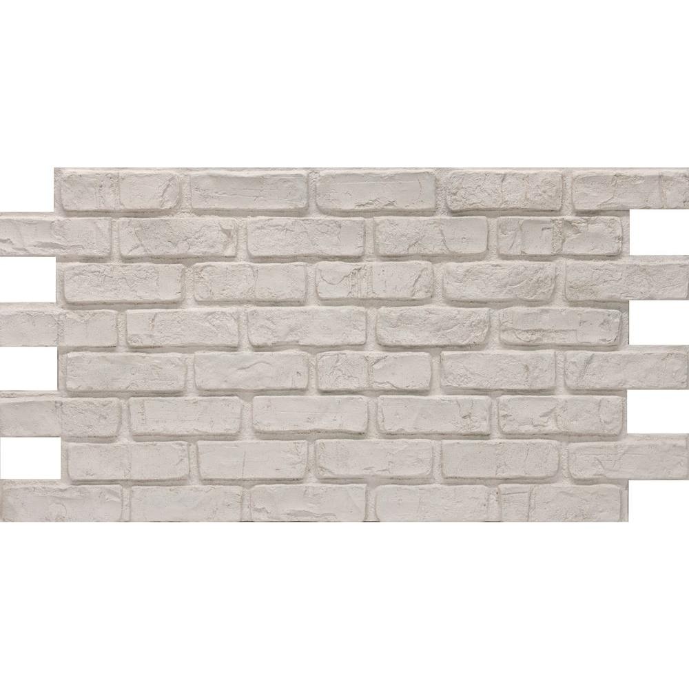 Fake brick siding