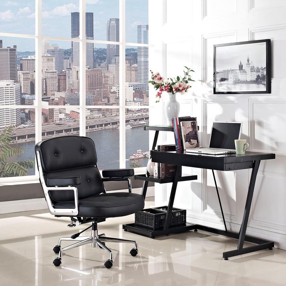 MODWAY Remix Office Chair In Black-EEI-276-BLK - The Home Depot