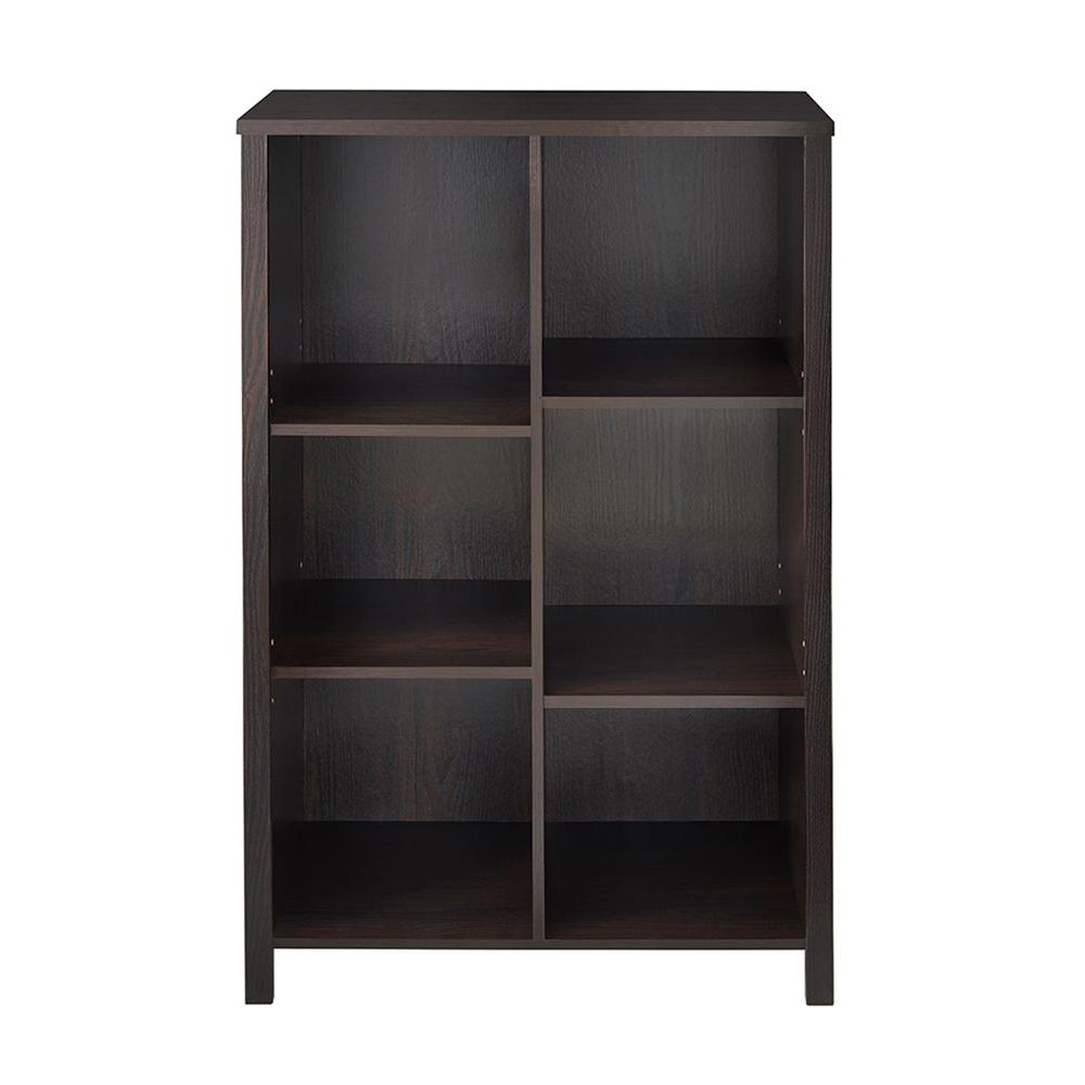 Closetmaid 26 In W X 38 H Black Walnut 6 Cube Organizer 16055 Closetmaid 26 In W X 38 H Black Walnut 6 Cube Organizer
