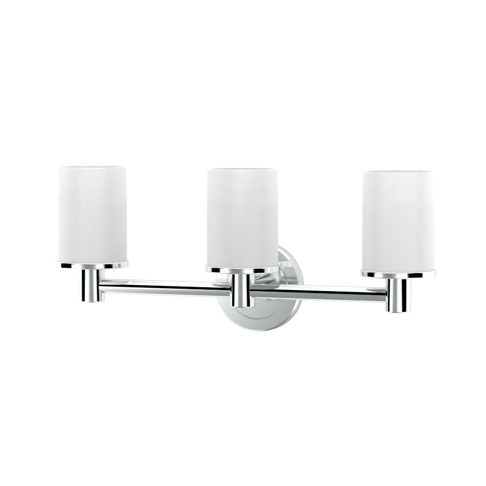 Gatco Laude Ii 3 Light Chrome Sconce Gatco Laude Ii 3 Light Chrome Sconce
