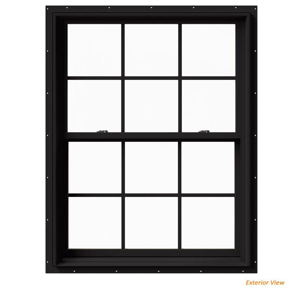 Argon Gas Insulated Double Hung Windows The Home Depot 37 375 In