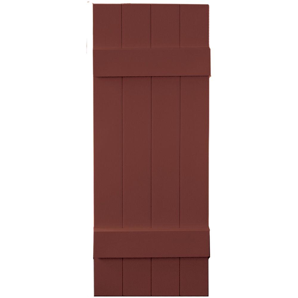 Burgundy Red Exterior Shutters Doors & Windows The Home Depot