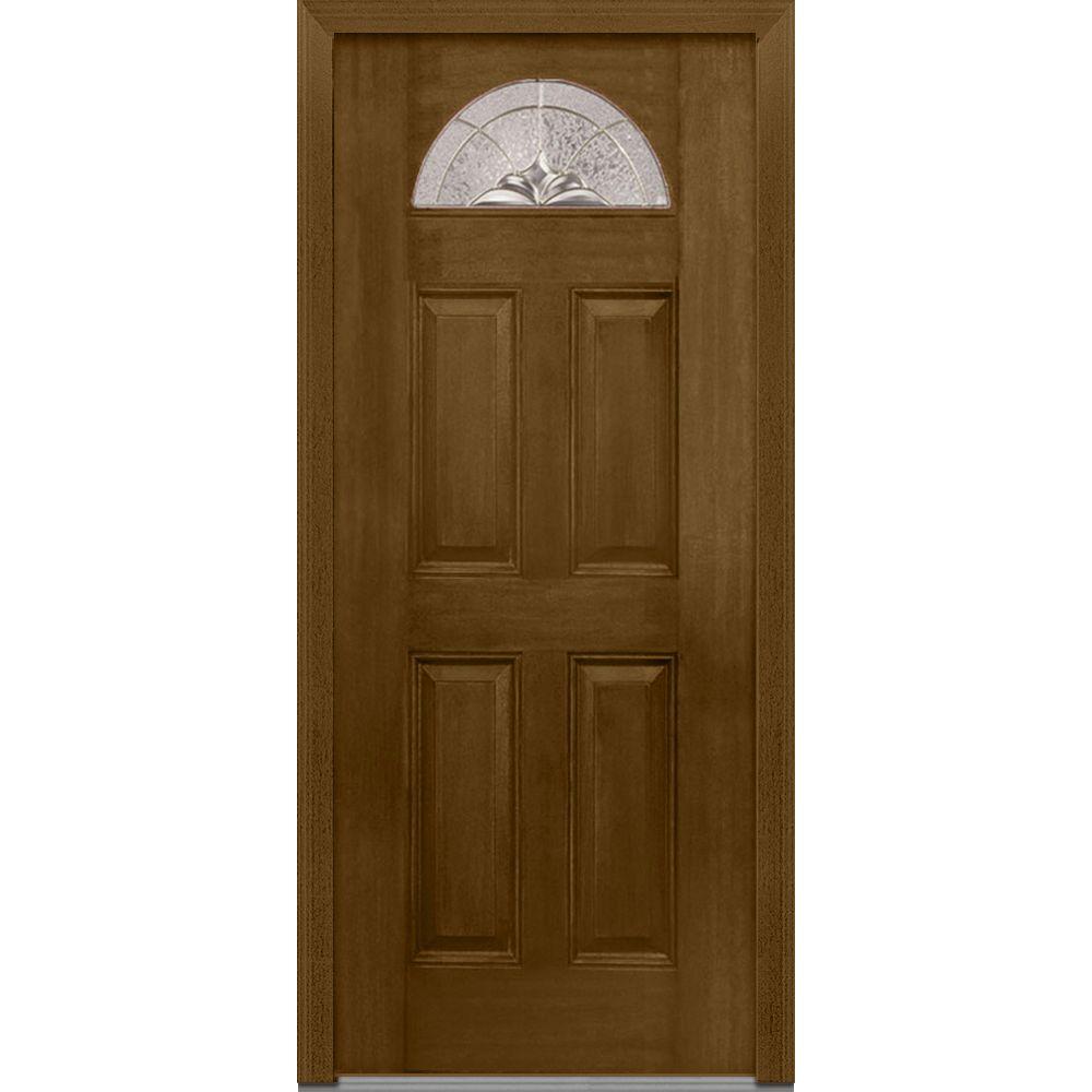 MMI Door 36 in. x 80 in. Heirloom Master Decorative Glass