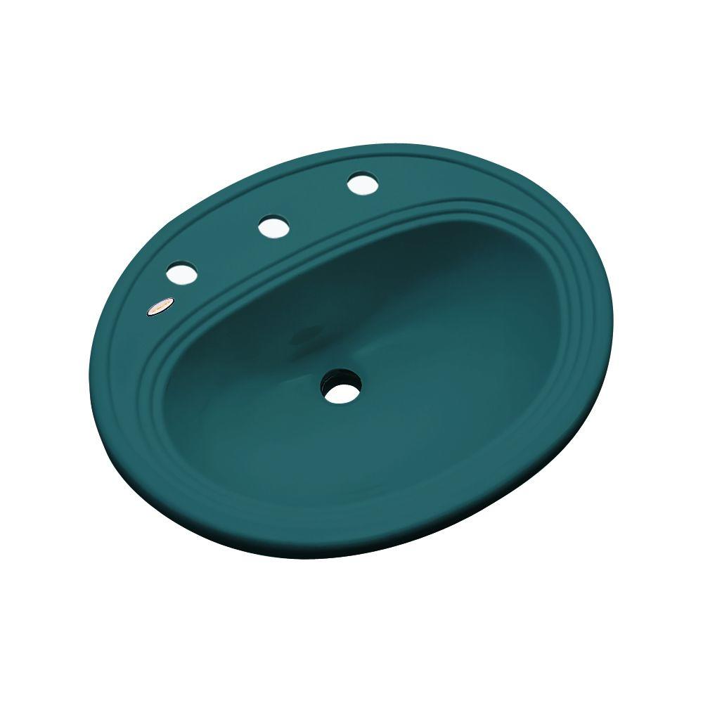 Thermocast Summit DropIn Bathroom Sink in Teal93841 The Home Depot
