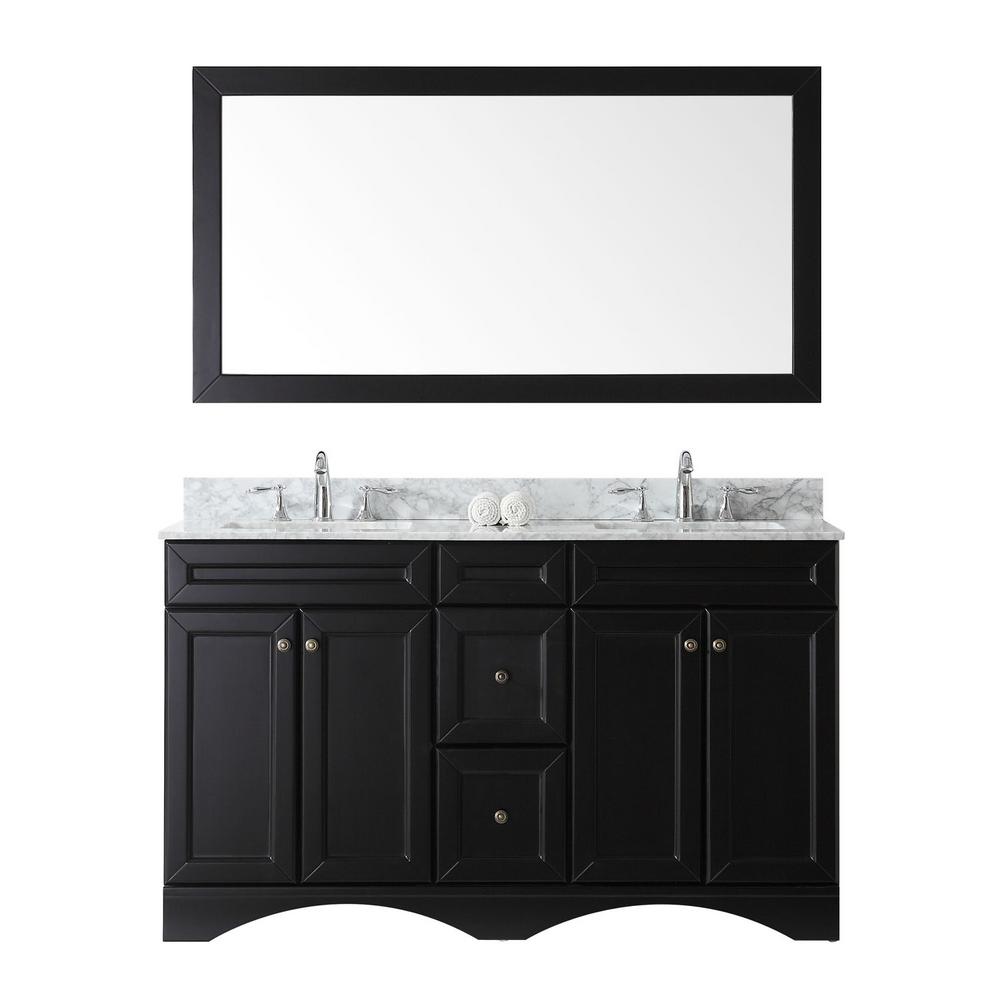 62 70 In Bathroom Vanities Bath The Home Depot W Bath Vanity In Espresso With Marble