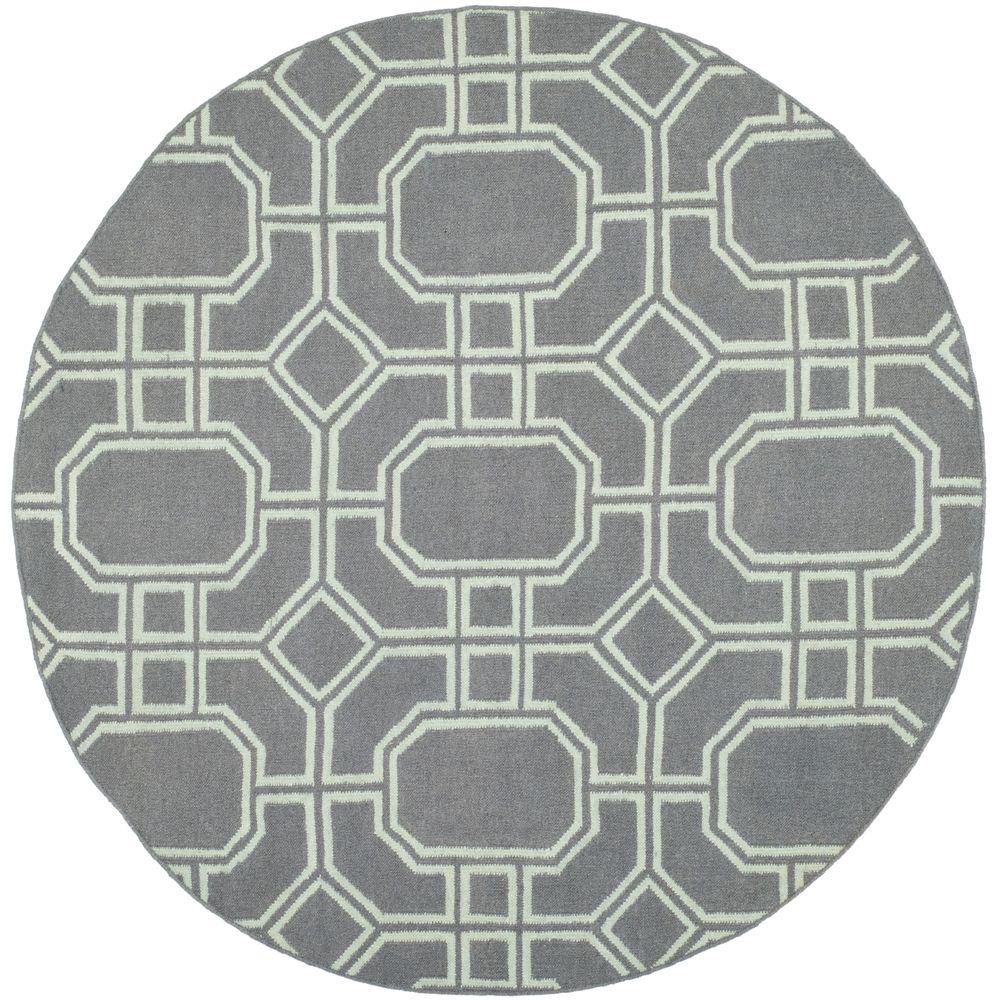 Woven Glam Round Area Rugs Rugs The Home Depot