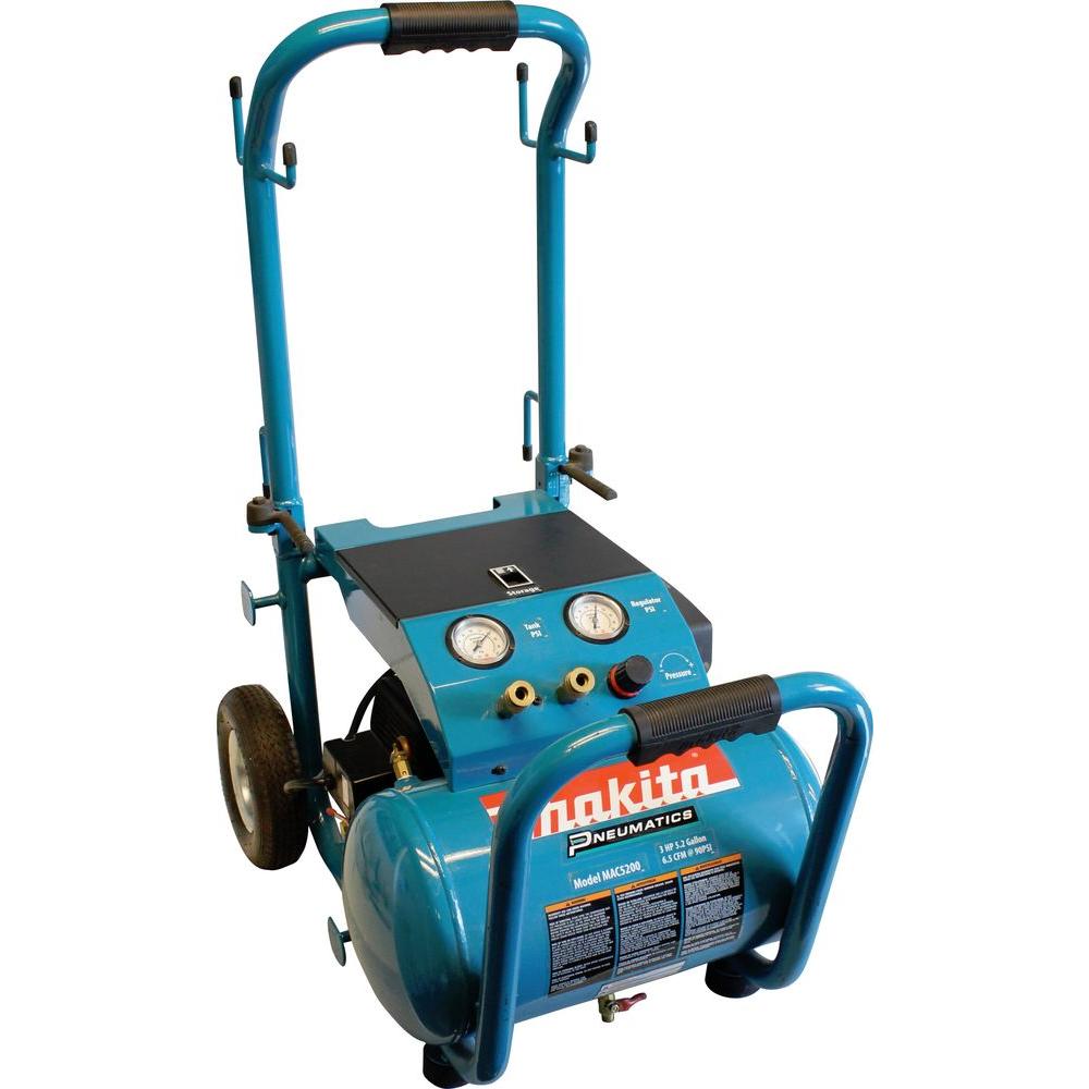 Makita 5.2 Gal. 3.0 HP Electric Single Tank Air Compressor by Makita