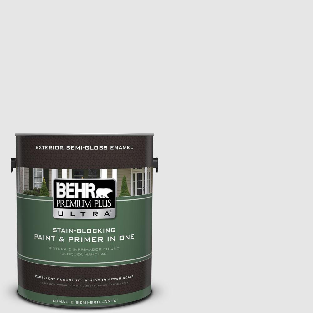 Behr Premium Plus Ultra 1 Gal Pr W9 Nimbus Cloud Semi Gloss Enamel Pr W9 Nimbus Cloud Semi