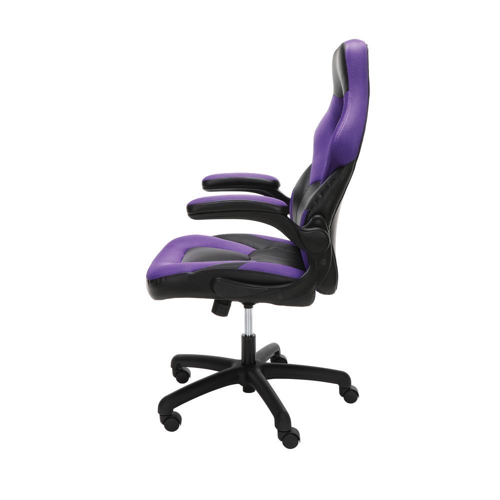 Ofm Essentials Collection Racing Style Bonded Leather Gaming Chair In Purple Ess 3085 Pur Ess 3085 Pur The Home Depot