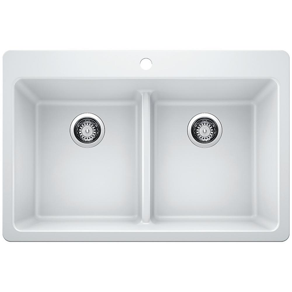 White Undermount Kitchen Sinks The Home Depot White Undermount Kitchen Sinks