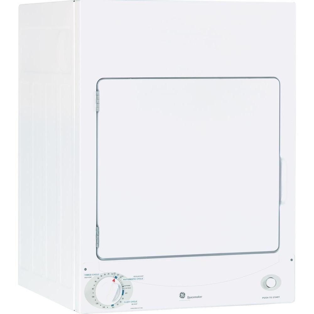 Whirlpool 3.4 cu. ft. 240 Volt White Electric Vented Dryer with ACCUDRY