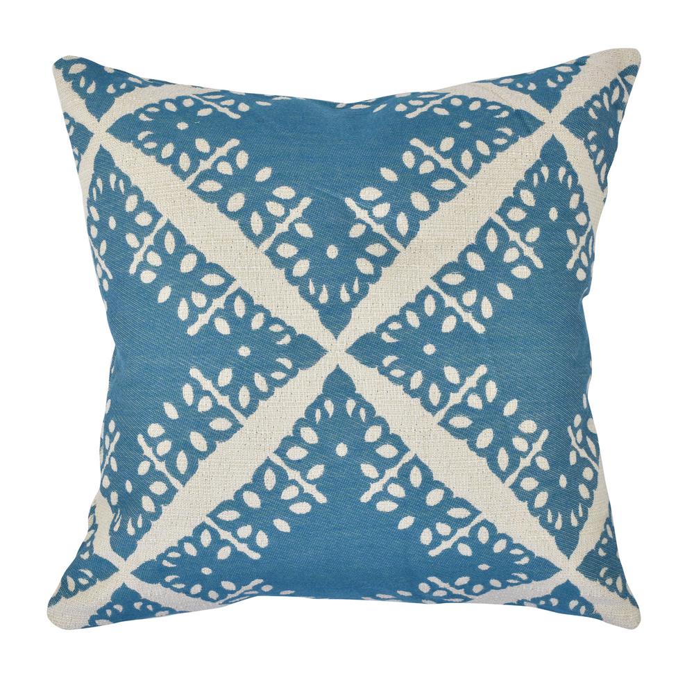 Vesper Lane Pastel Blue Toile Jacquard Throw Pillow-TL01TLZ20I - The ...