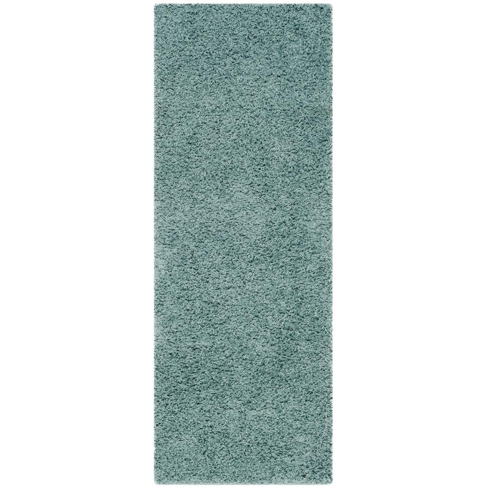 Safavieh Athens Shag Seafoam 2 ft. x 6 ft. Runner Rug-SGA119D-26 - The