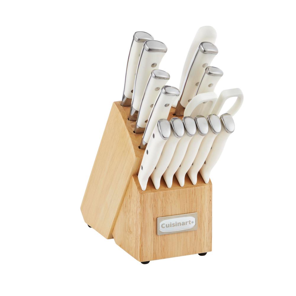 Featured image of post Cuisinart 15 Pc Triple Rivet Knife Block Set - Black - Triple rivet collection 15 pc cutlery block set.