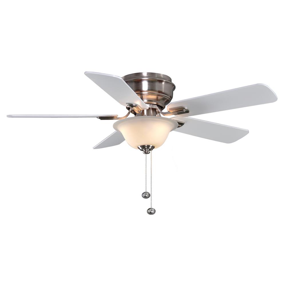 Home Garden Hawkins 44 In Brushed Nickel Ceiling Fan Parts Lamps Lighting Ceiling Fans