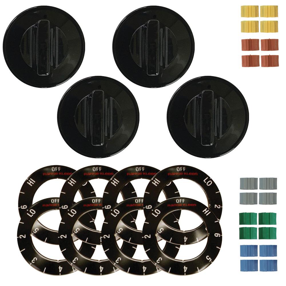 Range Kleen Electric Knob in Black (4Pack)8114 The Home Depot