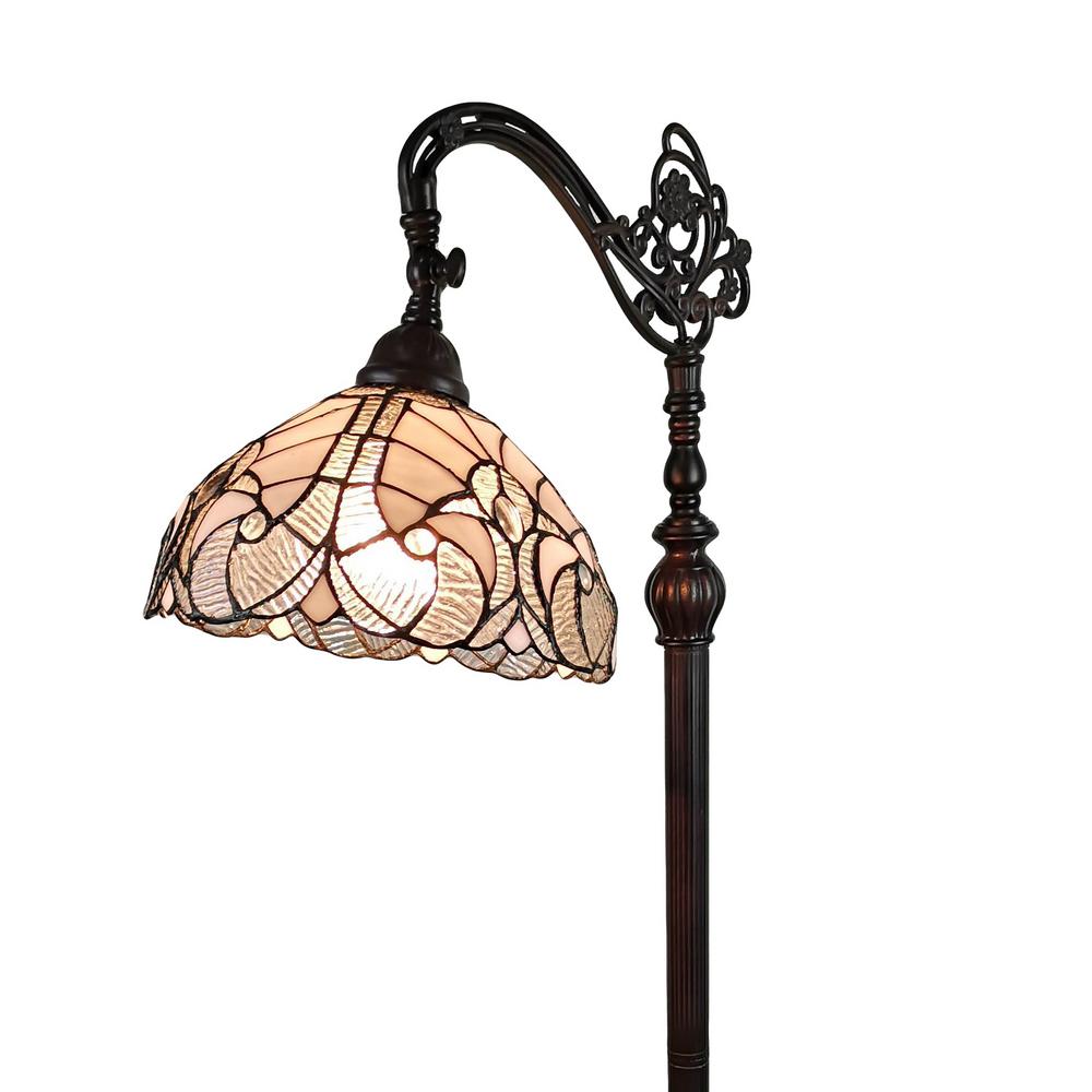 tiffany style reading floor lamp