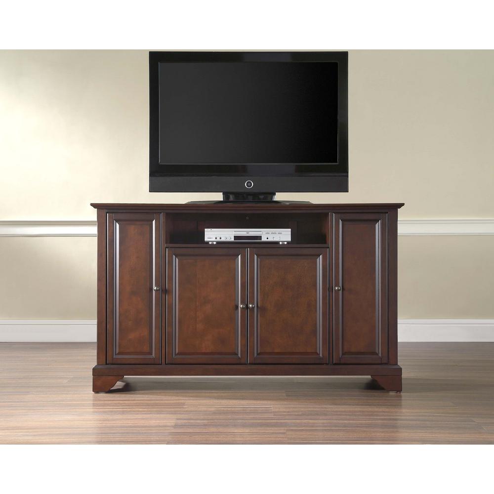 Home Decorators Collection Conrad Antique Natural Entertainment Center