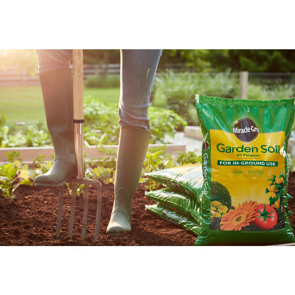Miracle Gro Garden Soil All Purpose For, Miracle Gro Garden Soil 2 Cu Ft Home Depot
