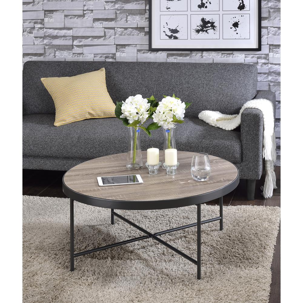 Acme Furniture Bage Weathered Gray Oak Water Resistant
